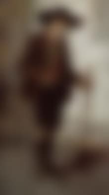 Farmer with stick, standing (preview)