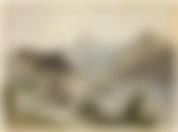View of Grub Castle, on the shores of Halstatter Lake (preview)