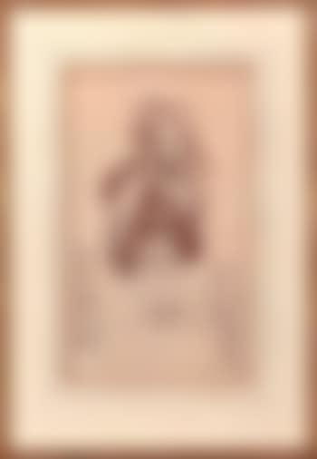 Woman on stool and studies (preview)
