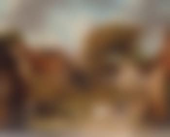 Figures and cattle in a village street (preview)