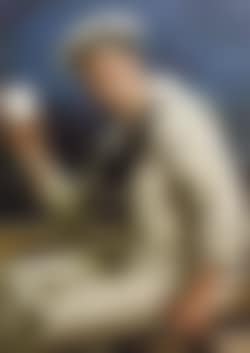 Portrait of a sailor seated in an open boat (preview)