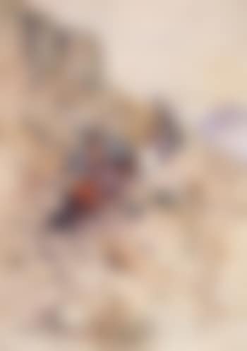 Indians on mountain path (preview)
