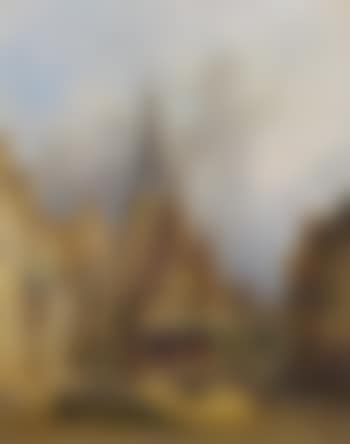 Rathaus in Michelstadt, a dancing bear on the townsquare (preview)
