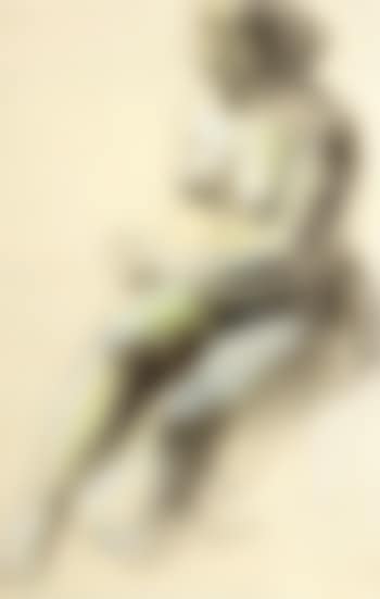 Seated female nude (preview)