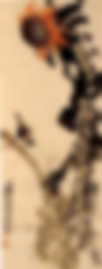 Sunflower and bird (preview)
