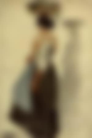 Woman from Capri carrying basket on head (preview)