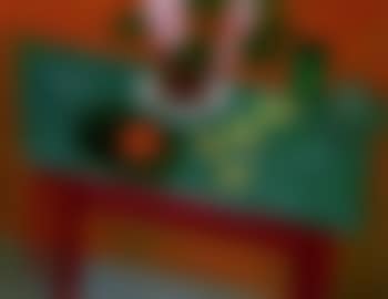Still life of fruit and a flower pot (preview)