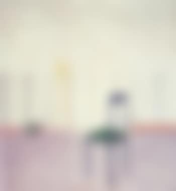 Room III, green chair, blue pot (preview)