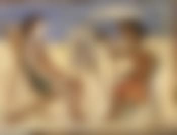 Painter and model on the beach (preview)