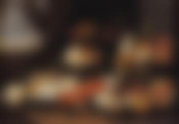 Still life of fruit with lobster (preview)