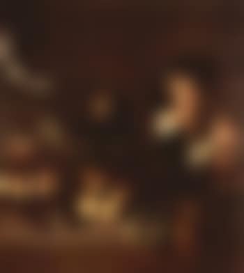 Kitchen still life with servant boy holding a cask of wine, fish and vegetable (preview)