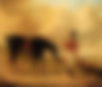 Huntsman with his horse (preview)