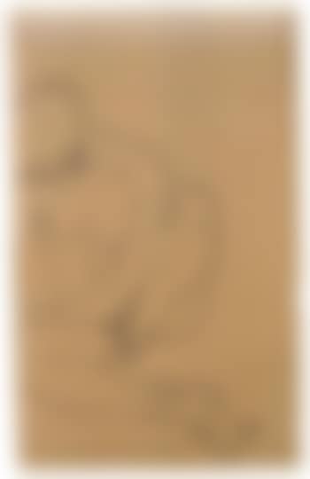 Naked girl seated, head bowed (preview)