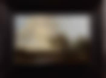 Wooded river landscape with bleaching field (preview)