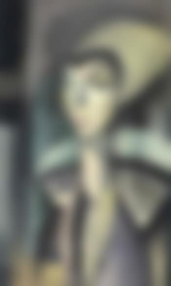 Portrait cubiste de femme (preview)