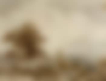 Traveller on horseback in a hilly landscape (preview)