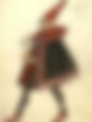 Projets de costume pour L'Amour des Trois Oranges, Opera Ballet, New York (preview)