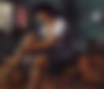 Woman getting washed in the morning (preview)