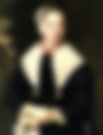 Portrait of a lady, three quarter length, with a coral necklace (preview)