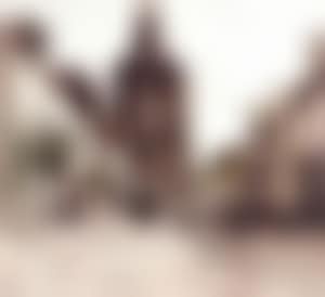 Gathering outside the church (preview)