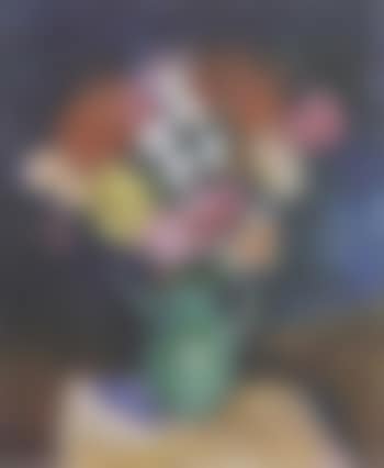 Bouquet de fleurs dans un pichet vert (preview)