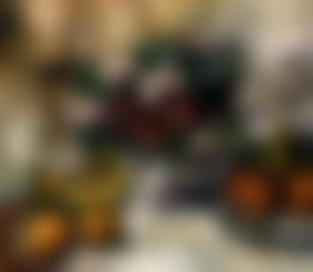 Still life of anemones and fruit (preview)