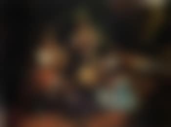 Woodland scene with young Italian women and a baby (preview)