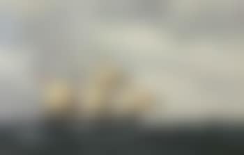Seascape with schooner (preview)