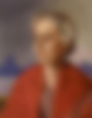 Portrait of lady in red shawl (preview)