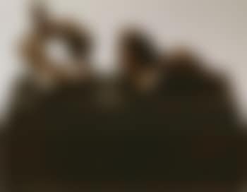 Two piece reclining figure with holes (preview)