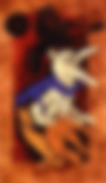 Horses and blue nude (preview)