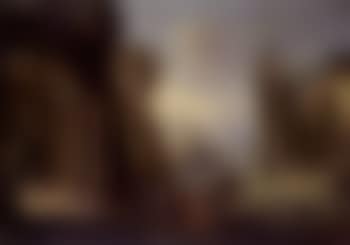 Italianate landscapes with figures amongst classical ruins (preview)