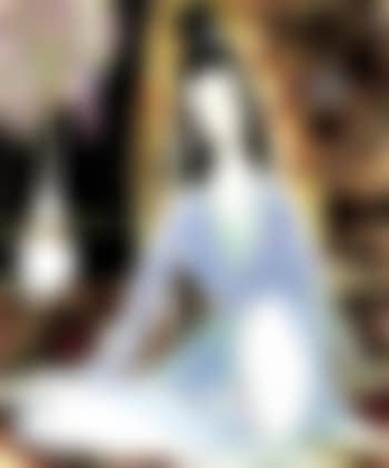 Lady and flowers (preview)