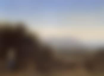 Ideal landscape with nymphs and cattle (preview)