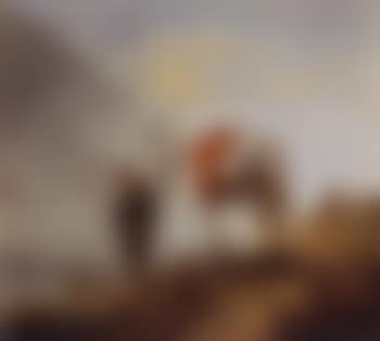 Man leading grey horse (preview)