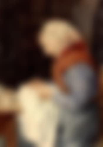 Bauerin beim Nahen - A farmer's wife, sewing (preview)