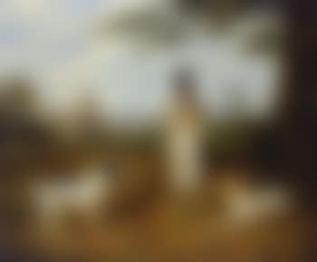 William Haslehust with hounds in landscape (preview)