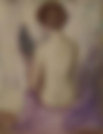 Nude holding a doll (preview)