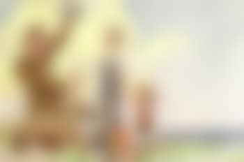 Aviator with two boys (preview)