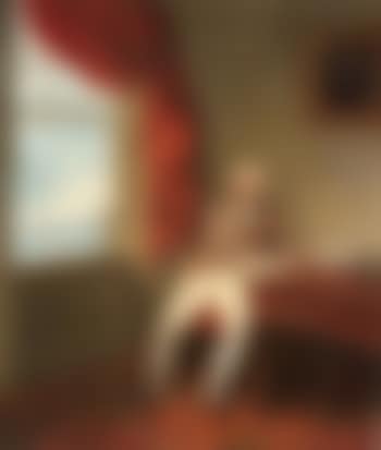 Portrait of Richard Ironmonger Troward seated at a table in his office (preview)