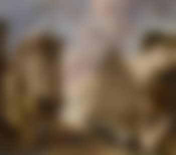 Landscape with ruins and figures (preview)