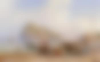 Coastal view with boats on the beach (preview)