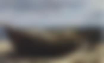 Fishermen and beached boat on Skagen Strand (preview)