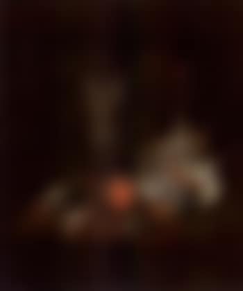 Cat seated on wooden table with dead birds (preview)