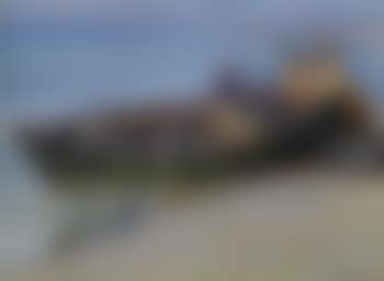 Skagen Nordstrand - green boat and fishermen (preview)