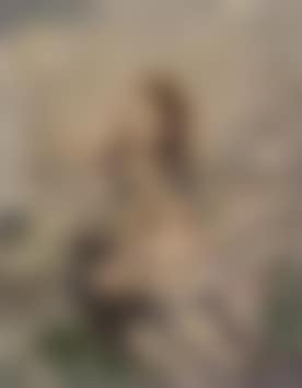 Mother with young child on her lap in landscape (preview)