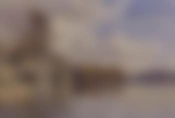 Broadland scene with figures fishing from a rowing boat (preview)