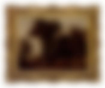 Cattle watering in a wooded landscape (preview)
