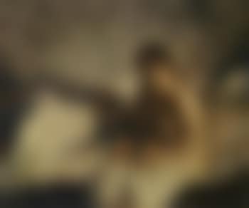 Study of young woman on bed (preview)