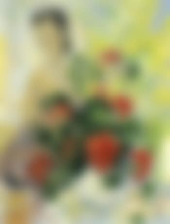 Lady with flowers (preview)